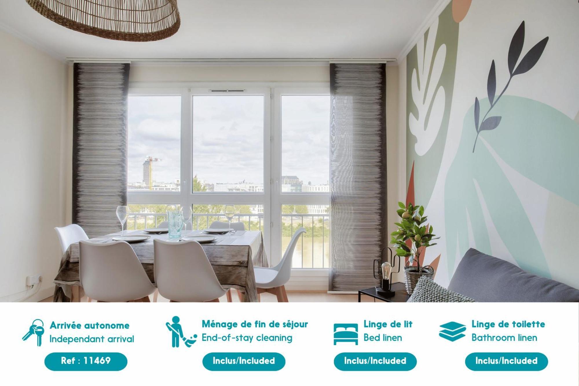 Escapade Sur L'Ile De Nantes Avec Vue Sur La Loire Lejlighed Eksteriør billede